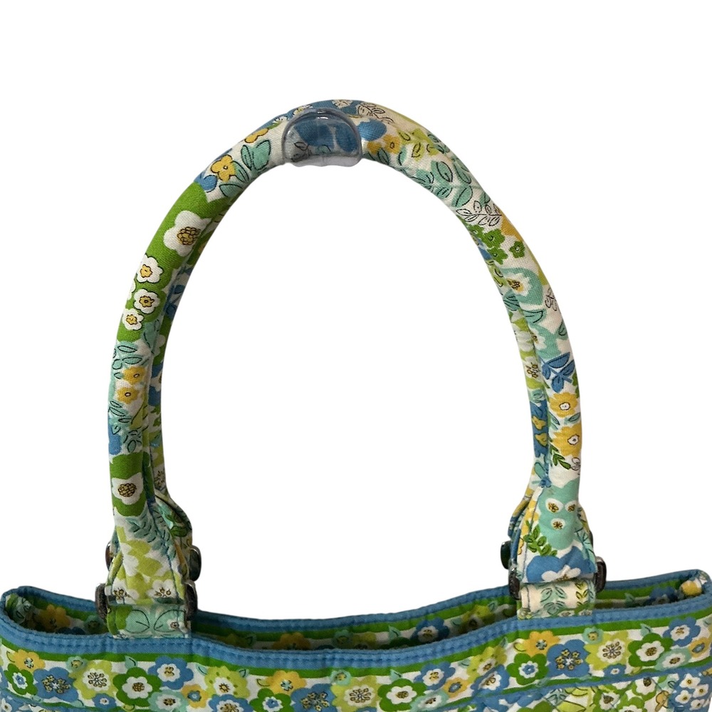 Vera Bradley Slim Tote Bag English Meadow Quilted Floral Travel‎ Shoulder Bag - Picture 6 of 12